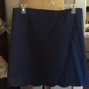 Talbots scalloped edge skirt NWT